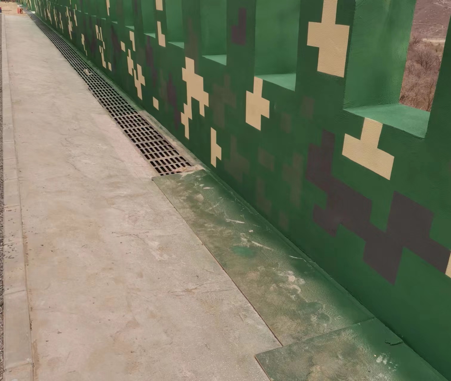 三亚围墙迷彩喷涂,数迷彩漆